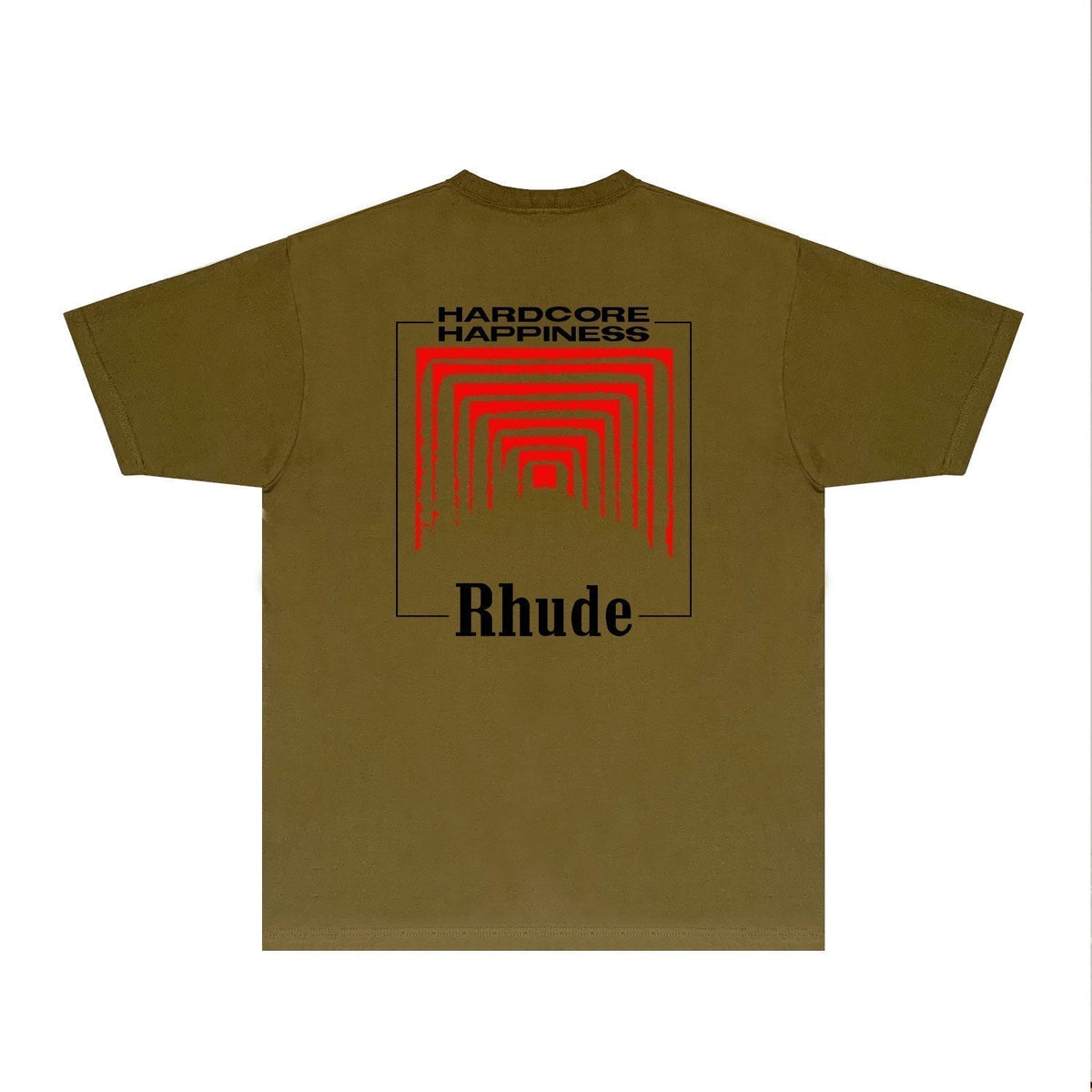 Rhude T-shirts Printed Trendy Pure Cotton