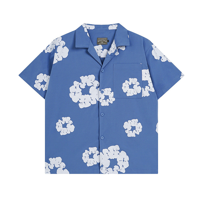 Denim Tears T-shirts Kapok Short-Sleeved Shirt Casual Shirt