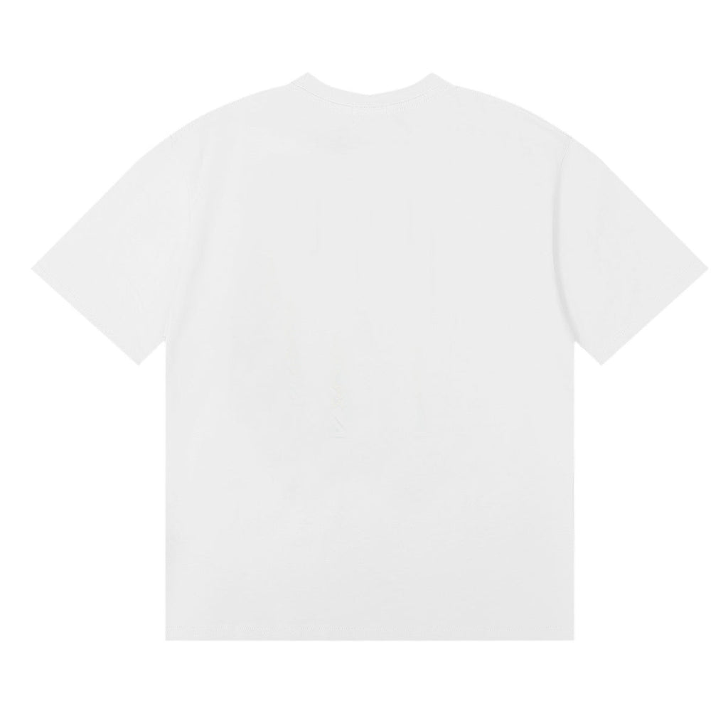 Rhude T-shirts French Cote d'Azur Printed Cotton Casual Short Sleeves Men and Women